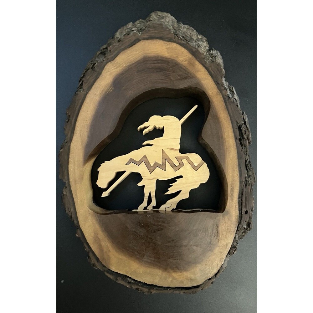 Native American wood carving Wall Art, Unique, One Of A Kind, Rare